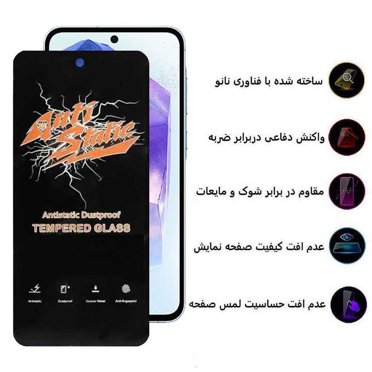 محافظ صفحه نمایش اپیکوی مدل AntiStatic DustProof مناسب برای گوشی موبایل سامسونگ Galaxy A55 / A35