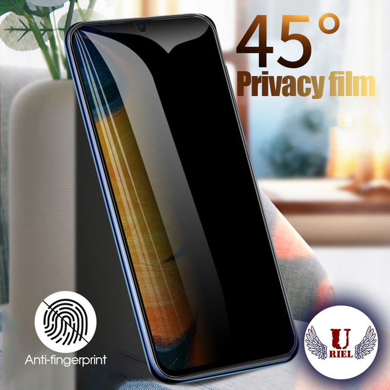 محافظ صفحه نمایش شیشه ای حریم شخصی یوریل مدل PRV مناسب برای گوشی موبایل سامسونگ Galaxy A35 / A55 / M35