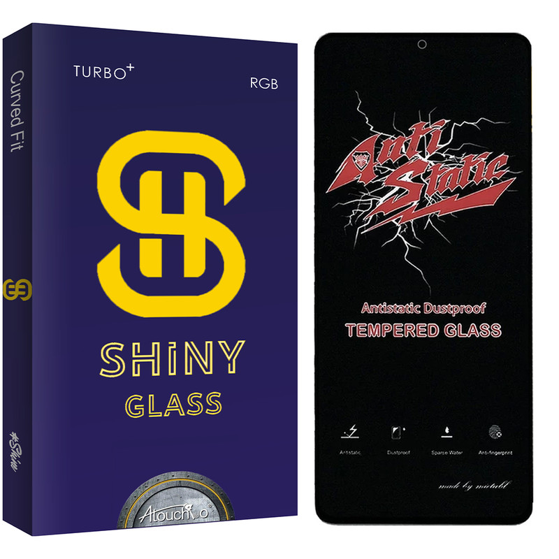 محافظ صفحه نمایش آتوچبو مدل Shiny Antistatic مناسب برای گوشی موبایل سامسونگ Galaxy A35 / A55
