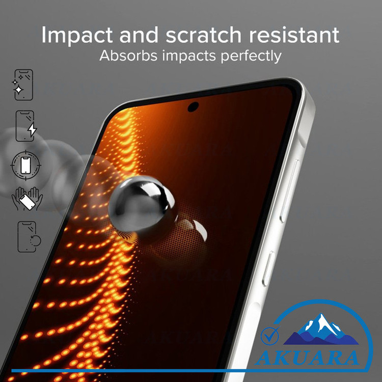 محافظ صفحه نمایش آنتی استاتیک آکوآرا مدل NC Antistatic AKU مناسب برای گوشی موبایل سامسونگ Galaxy A35 مجموعه دو عددی