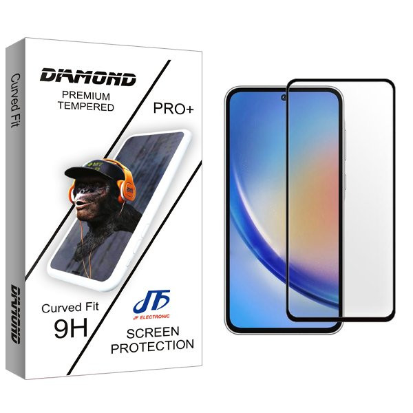 محافظ صفحه نمایش شیشه ای جی اف مدل Diamond مناسب برای گوشی موبایل سامسونگ Galaxy A35
