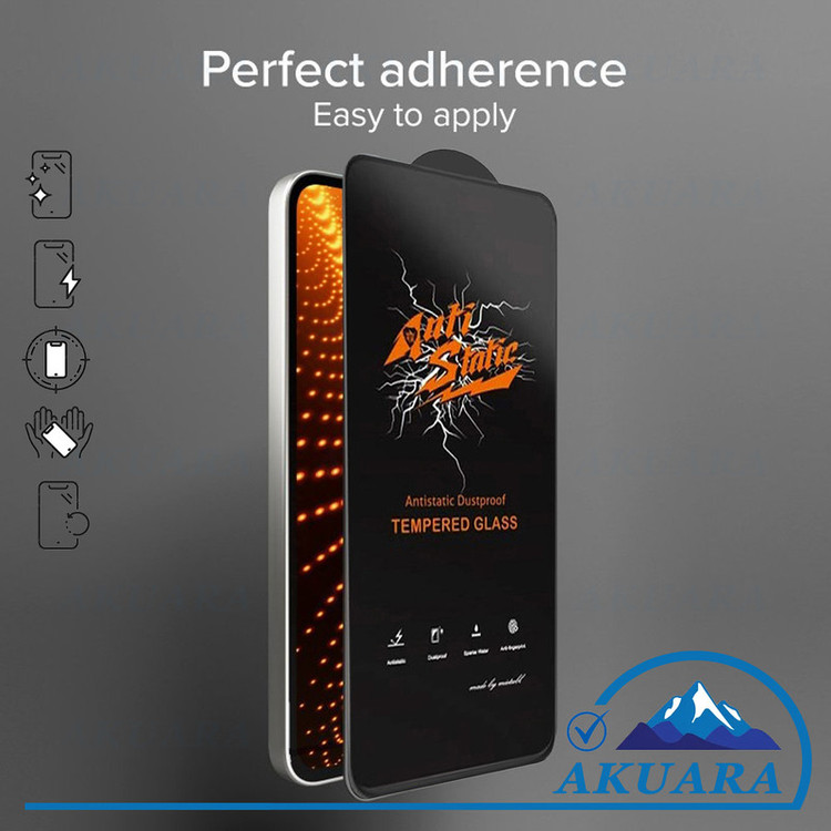 محافظ صفحه نمایش آنتی استاتیک آکوآرا مدل Antistatic AKU as2 مناسب برای گوشی موبایل سامسونگ Galaxy A35 / Galaxy A55 مجموعه دو عددی