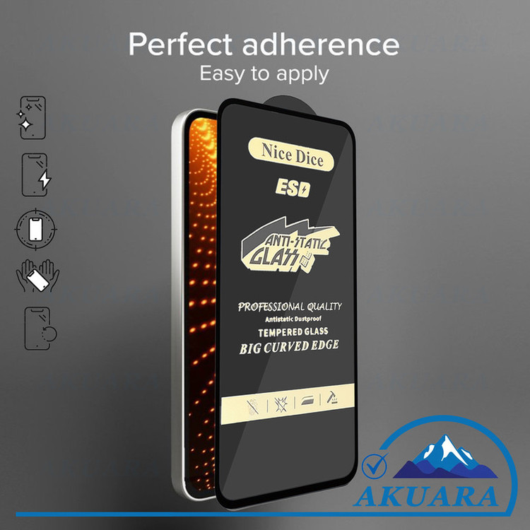 محافظ صفحه نمایش آنتیاستاتیک آکوآرا مدل NC Antistatic AKU مناسب برای گوشی موبایل سامسونگ Galaxy A35 / A55 مجموعه سه عددی