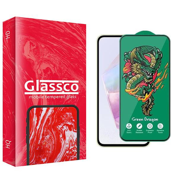 محافظ صفحه نمایش گلس کو مدل CGo1 Green_Dragon مناسب برای گوشی موبایل سامسونگ Galaxy A35