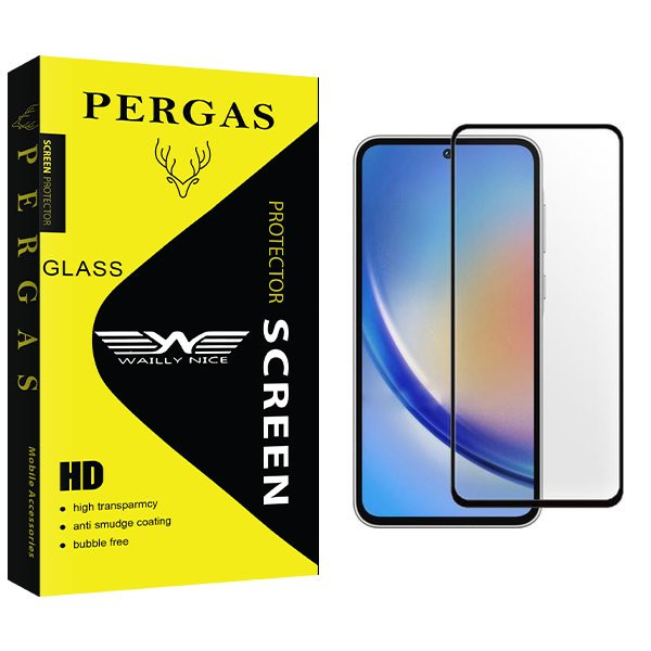 محافظ صفحه نمایش شیشه ای وایلی نایس مدل Pergas مناسب برای گوشی موبایل سامسونگ Galaxy A35