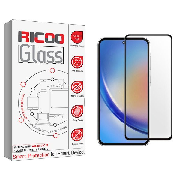 محافظ صفحه نمایش شیشه ای ریکو مدل RiC2 مناسب برای گوشی موبایل سامسونگ Galaxy A35