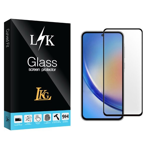 محافظ صفحه نمایش شیشه ای ال کا جی مدل LKK Cat مناسب برای گوشی موبایل سامسونگ Galaxy A35