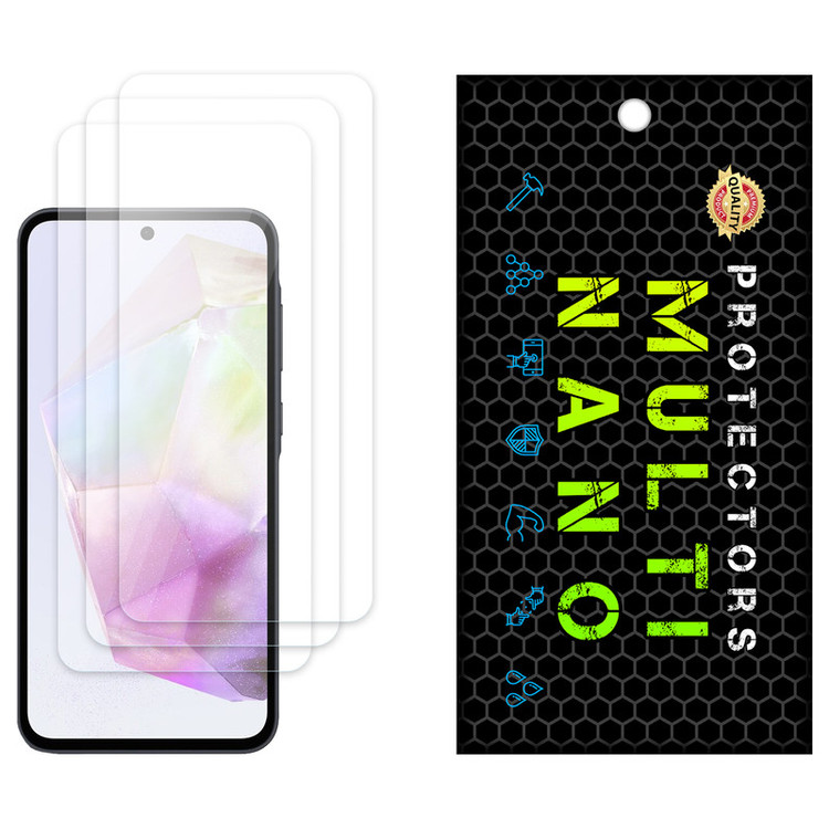 محافظ صفحه نمایش مولتی نانو مدل X-S3N مناسب برای گوشی موبایل سامسونگ Galaxy A35 بسته سه عددی