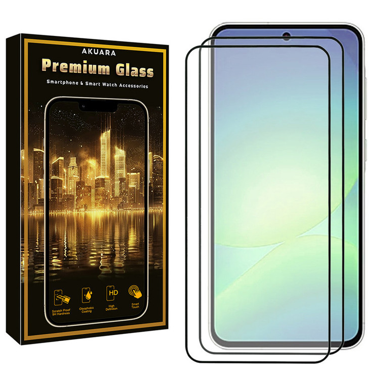 محافظ صفحه نمایش آکوآرا مدل PREMIUM pfl2 مناسب برای گوشی موبایل سامسونگ Galaxy A35 مجموعه دو عددی