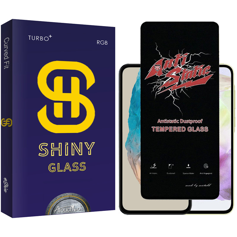 محافظ صفحه نمایش آتوچبو مدل Shiny Antistatic مناسب برای گوشی موبایل سامسونگ Galaxy M35 / A35