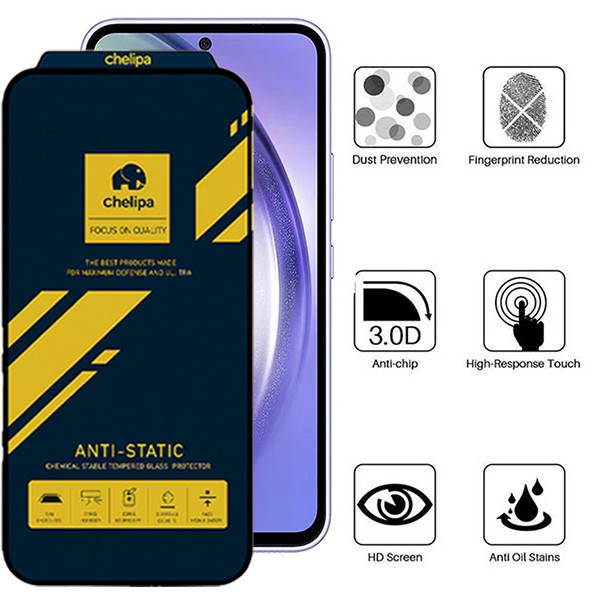 محافظ صفحه نمایش اپیکوی مدل Chelipa Anti-Static مناسب برای گوشی موبایل سامسونگ Galaxy A55/A35/M35