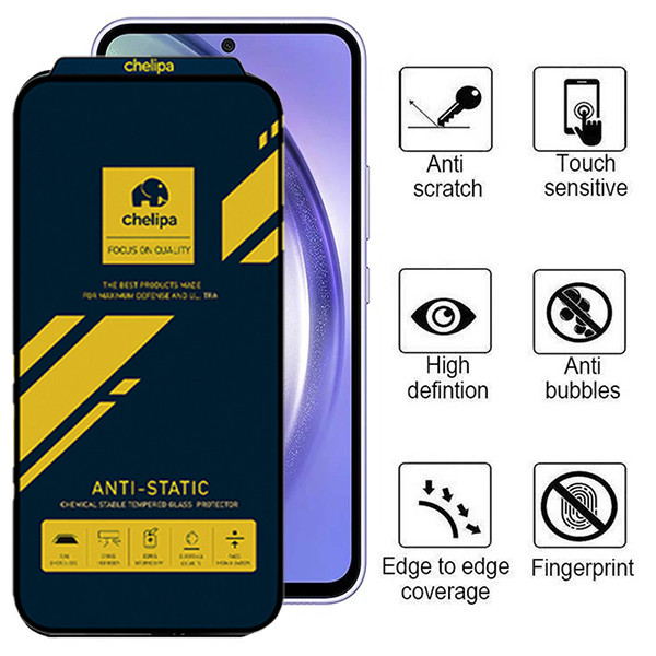 محافظ صفحه نمایش اپیکوی مدل Chelipa Anti-Static مناسب برای گوشی موبایل سامسونگ Galaxy A55/A35/M35