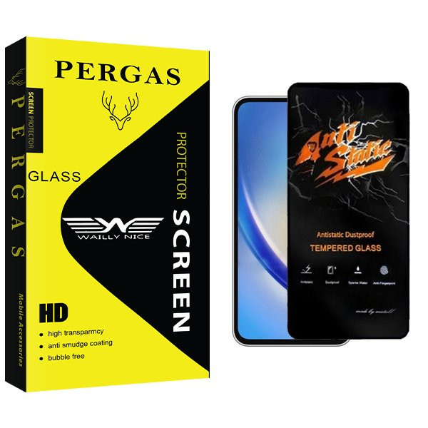 محافظ صفحه نمایش وایلی نایس مدل Pergas Antistatic مناسب برای گوشی موبایل سامسونگ Galaxy A35/A55