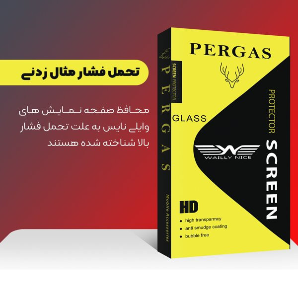 محافظ صفحه نمایش وایلی نایس مدل Pergas Antistatic مناسب برای گوشی موبایل سامسونگ Galaxy A35/A55