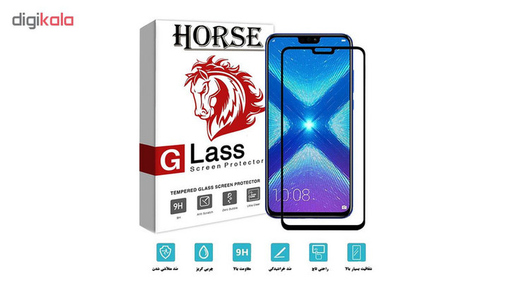 محافظ صفحه نمایش 5D هورس مدل FAG مناسب برای گوشی موبایل هوآوی Honor 8X