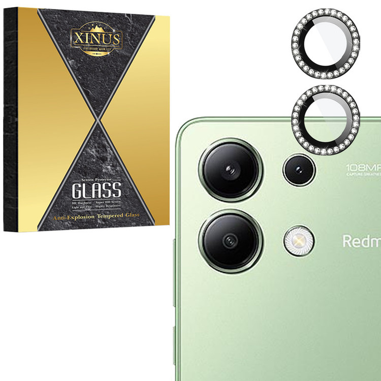 محافظ لنز دوربین ژینوس مدل RINX مناسب برای گوشی موبایل شیائومی Redmi Note 13 4G