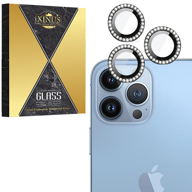محافظ لنز دوربین ژینوس مدل RINX مناسب برای گوشی موبایل اپل iPhone 15 Pro Max
