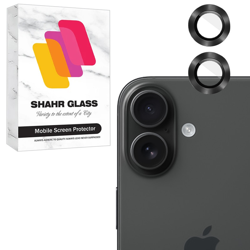 محافظ لنز دوربین شهر گلس مدل RINS20 مناسب برای گوشی موبایل اپل iPhone 16 / iPhone 16 Plus