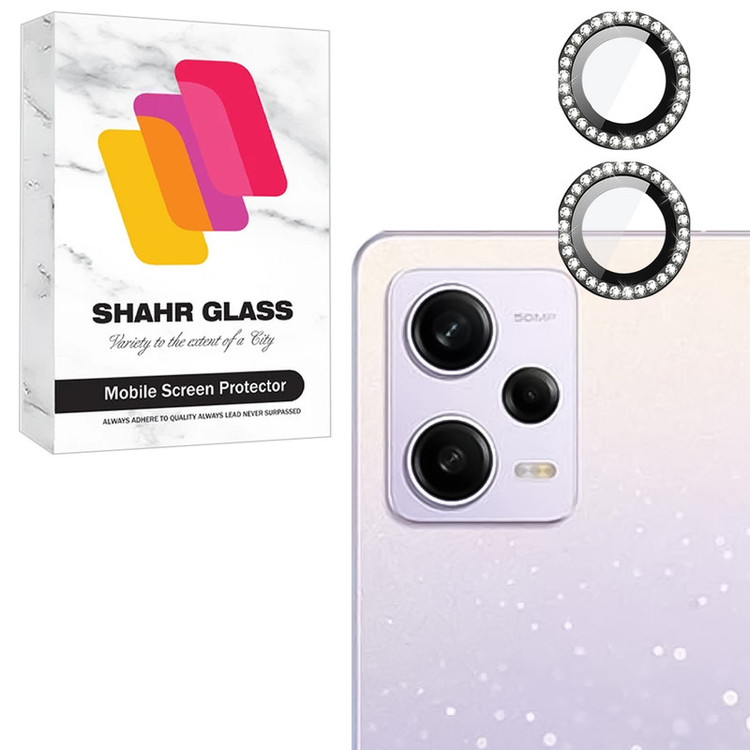 محافظ لنز دوربین شیشهای شهر گلس مدل NRIS20 مناسب برای گوشی موبایل شیائومی Redmi Note 12 Pro 5G / Redmi Note 12 Pro Plus 5G