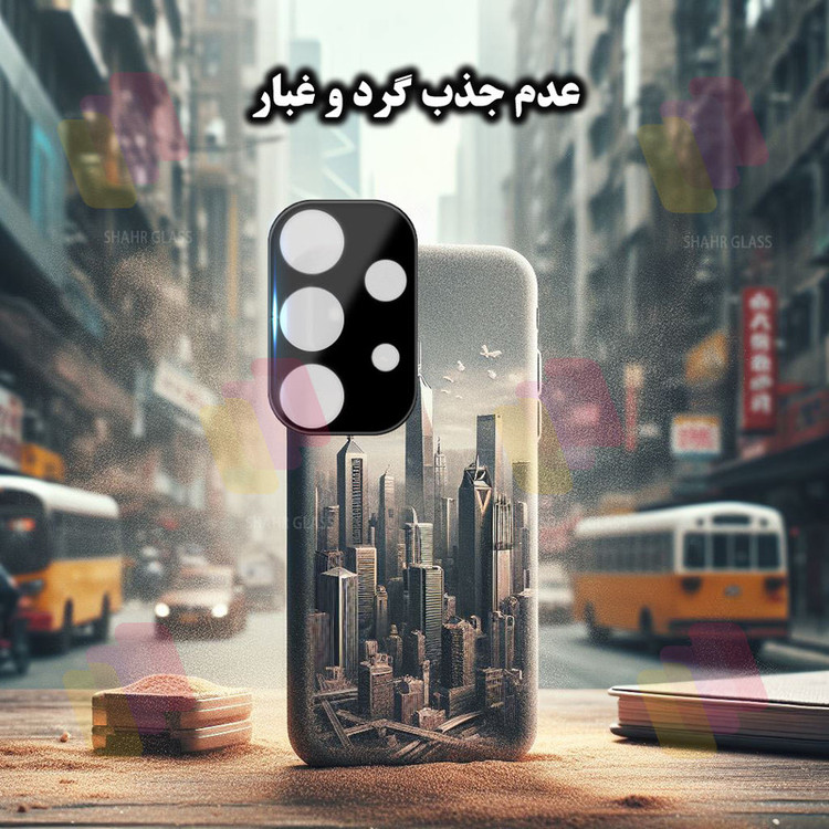 محافظ صفحه نمایش شهر گلس مدل SUPLNFUSH مناسب برای گوشی موبایل سامسونگ Galaxy A32 4G / A32 5G به همراه محافظ لنز گوشی