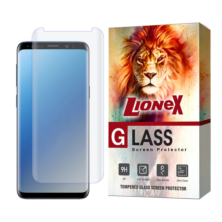 محافظ صفحه نمایش یووی لایونکس مدل UVLIGHTL مناسب برای گوشی موبایل سامسونگ Galaxy S8 Plus / S9 Plus