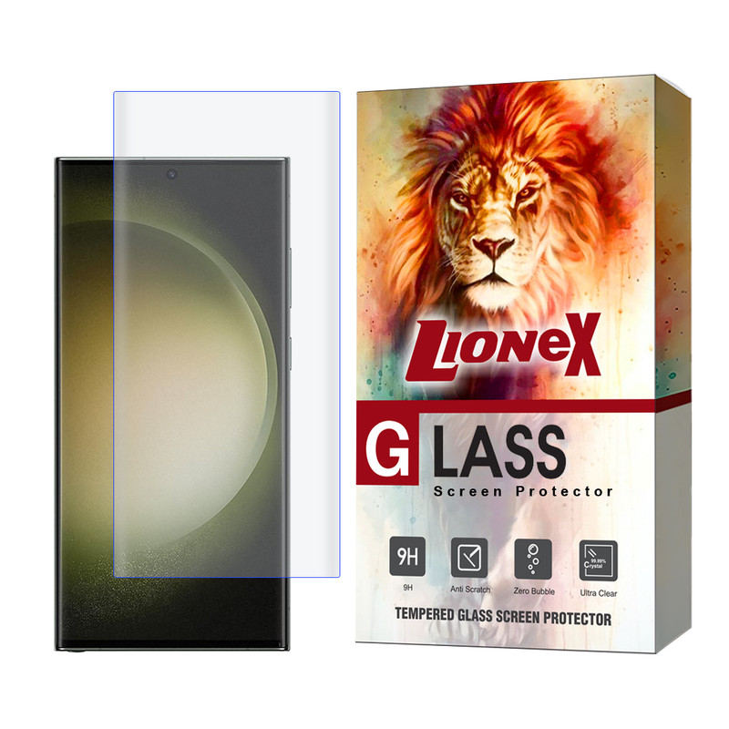 محافظ صفحه نمایش یووی لایونکس مدل UVLIGHTL مناسب برای گوشی موبایل سامسونگ Galaxy S23 Ultra