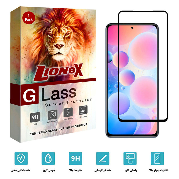 محافظ صفحه نمایش سرامیکی لایونکس مدل CRC-L مناسب برای گوشی موبایل شیائومی Redmi Note 10 Pro Max