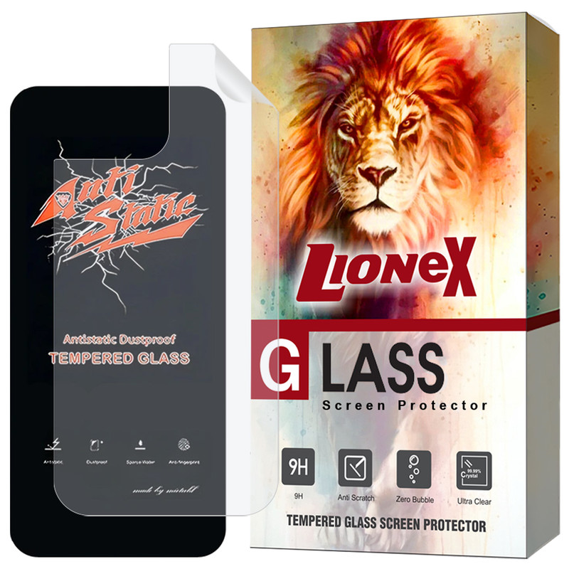 محافظ صفحه نمایش لایونکس مدل ANNL مناسب برای گوشی موبایل اپل iPhone 15 به همراه محافظ پشت گوشی