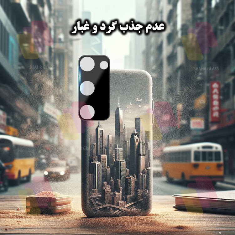 محافظ لنز دوربین شهر گلس مدل LFUD20 مناسب برای گوشی موبایل سامسونگ Galaxy S20 FE 4G / S20 FE 5G / S20 FE 2022