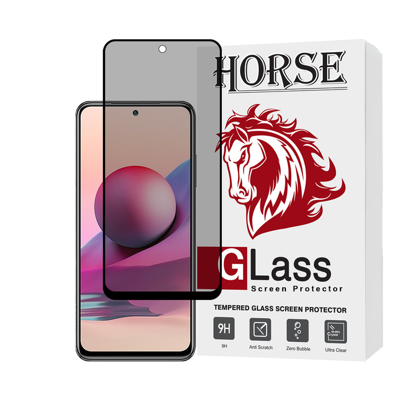 محافظ صفحه نمایش سرامیکی حریم شخصی هورس مدل CERPRIVH مناسب برای گوشی موبایل شیائومی Redmi Note 10 4G / Note 10S / Note 11 4G / Note 11s / Poco M4 Pro 4G / Poco M5s