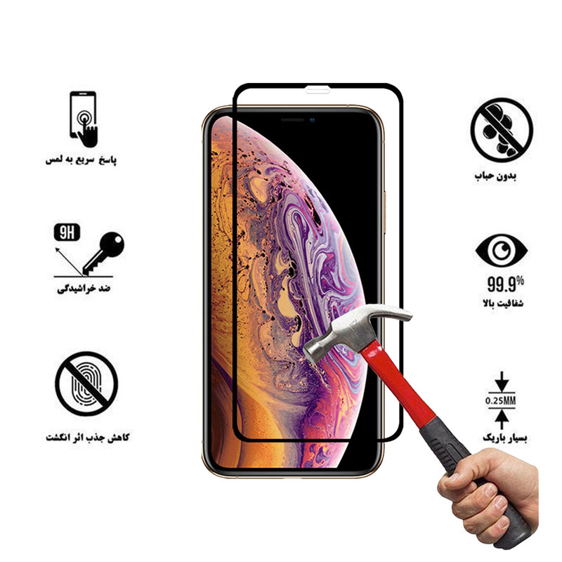 محافظ صفحه نمایش سرامیکی هورس مدل CMC-H مناسب برای گوشی موبایل اپل iPhone XS Max