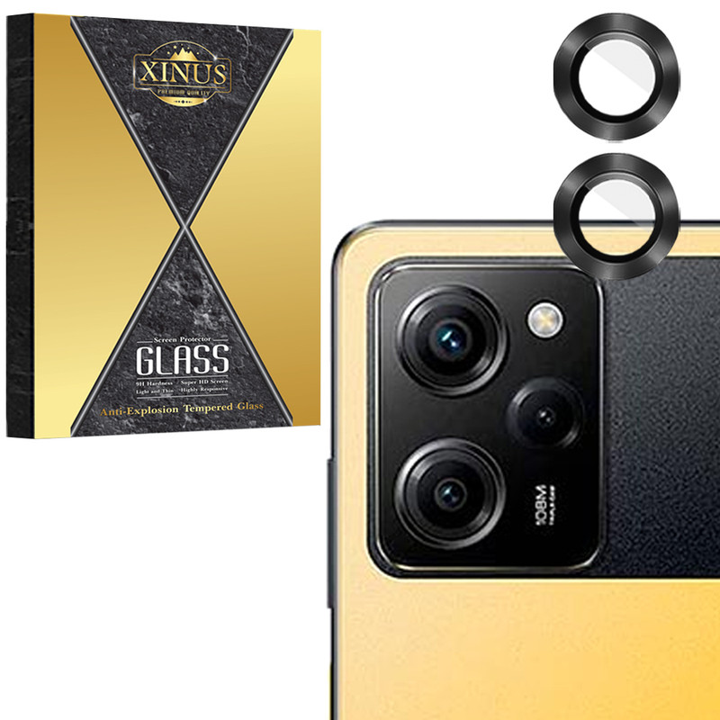 محافظ لنز دوربین فلزی ژینوس مدل XRING مناسب برای گوشی موبایل شیائومی Poco X5 pro