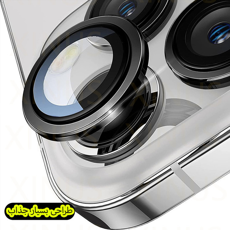 محافظ لنز دوربین ژینوس مدل XRING مناسب برای گوشی موبایل سامسونگ Galaxy S24 FE