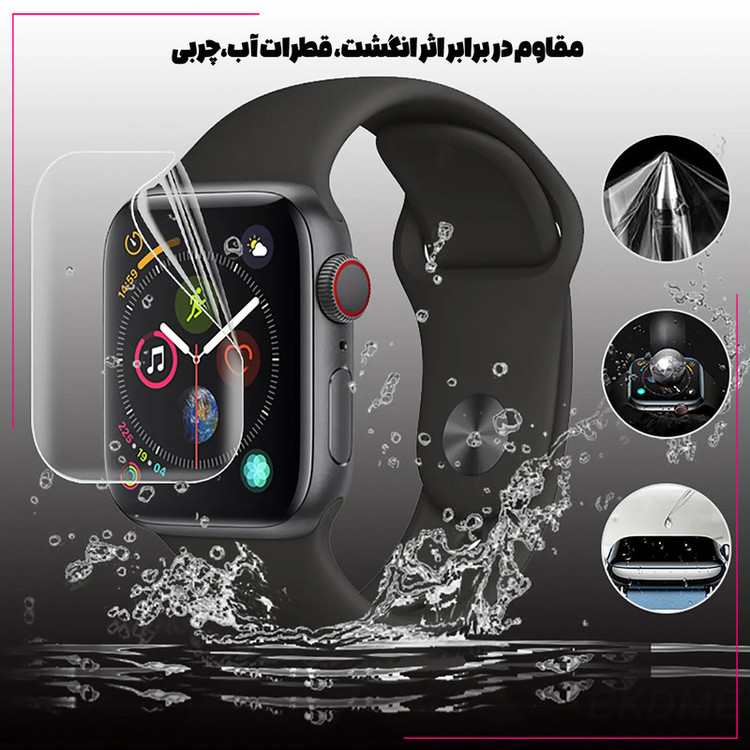 محافظ صفحه نمایش ژینوس مدل NNOX مناسب برای ساعت هوشمند اپل Watch Ultra 3 49mm