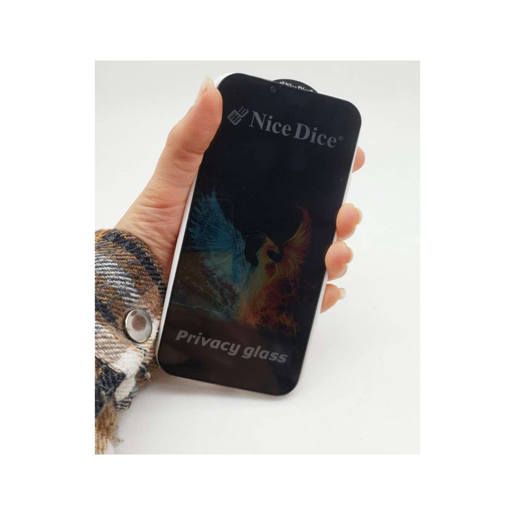 محافظ صفحه نمایش حریم شخصی شهر گلس مدل NICEDICESH مناسب برای گوشی موبایل اپل iPhone 14