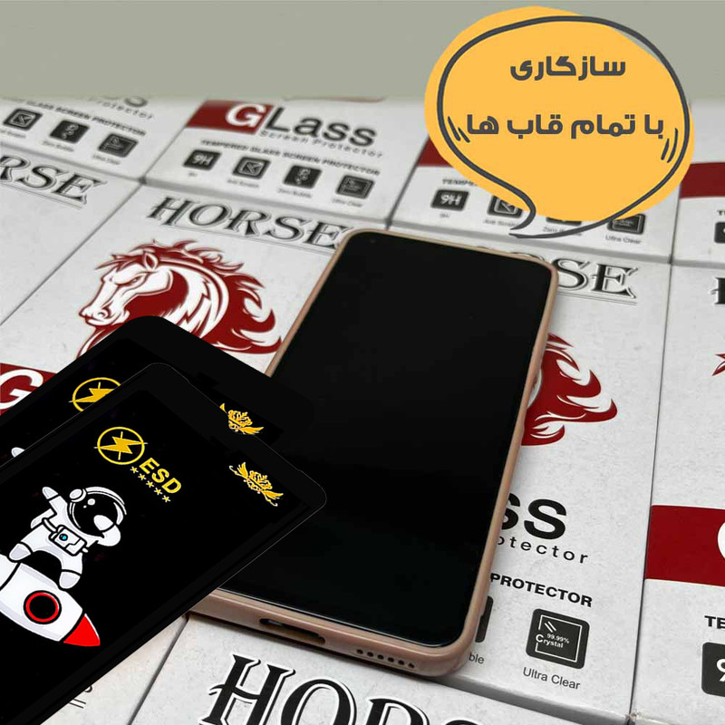 محافظ صفحه نمایش هورس مدل HPC20 مناسب برای گوشی موبایل اپل iPhone 13 / 13 Pro / 14