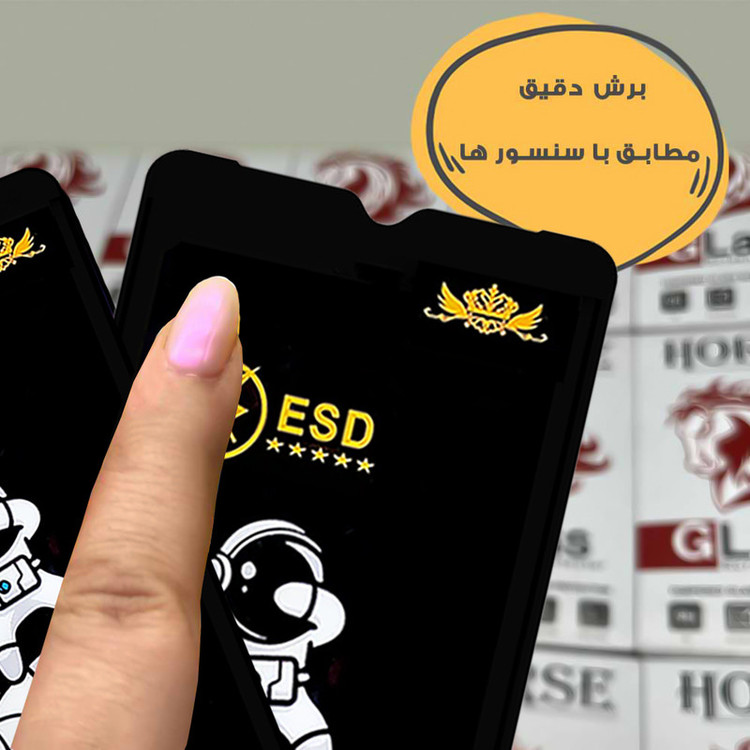 محافظ صفحه نمایش هورس مدل HPC20 مناسب برای گوشی موبایل اپل iPhone 13 / 13 Pro / 14