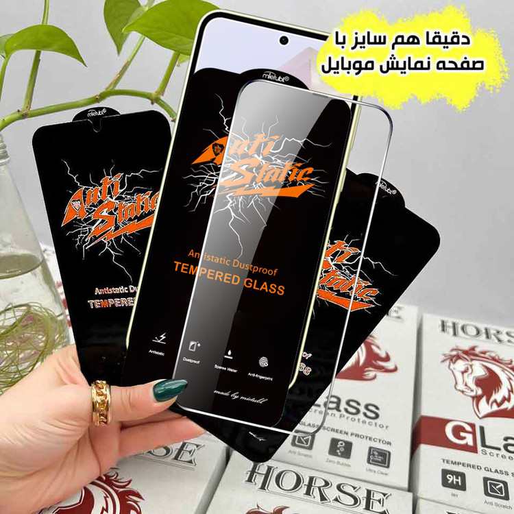 محافظ صفحه نمایش هورس مدل ANNH مناسب برای گوشی موبایل شیائومی Redmi Note 8 / Redmi Note 8 2021 به همراه محافظ پشت گوشی