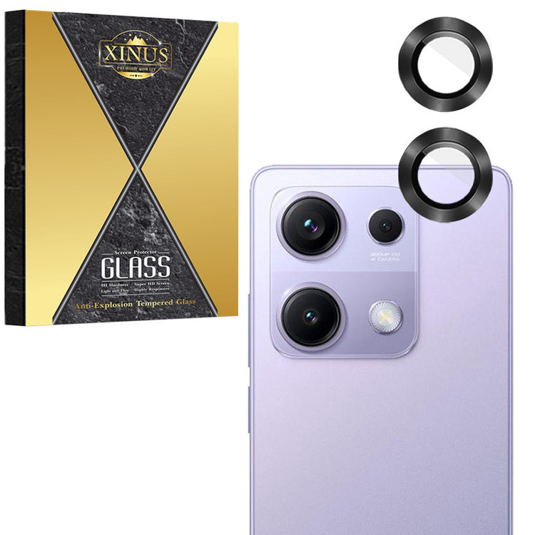 محافظ لنز دوربین ژینوس مدل XRING مناسب برای گوشی موبایل شیائومی Redmi Note 14S