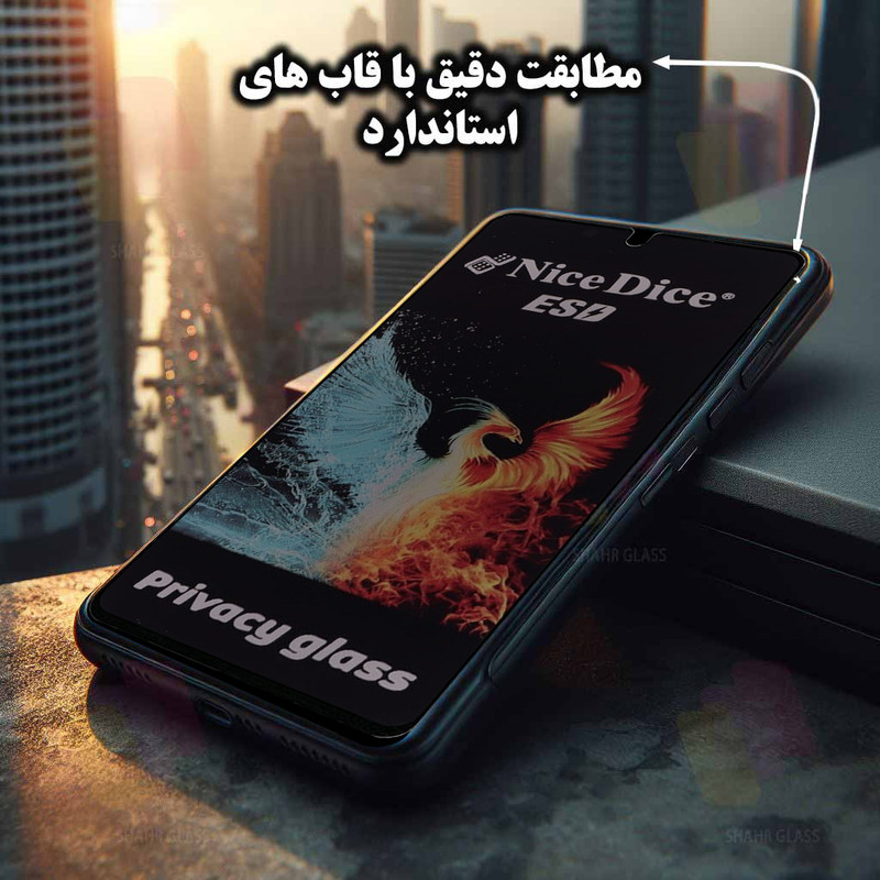 محافظ صفحه نمایش شهر گلس مدل SND7 مناسب برای گوشی موبایل شیائومی Redmi Note 13 / Poco M6 Pro 5G / Poco M6 4G