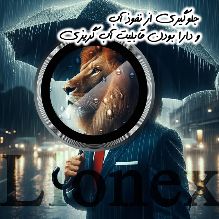 محافظ لنز دوربین لایونکس مدل RINL20 مناسب برای گوشی موبایل شیائومی Redmi Note 13 Pro 4G