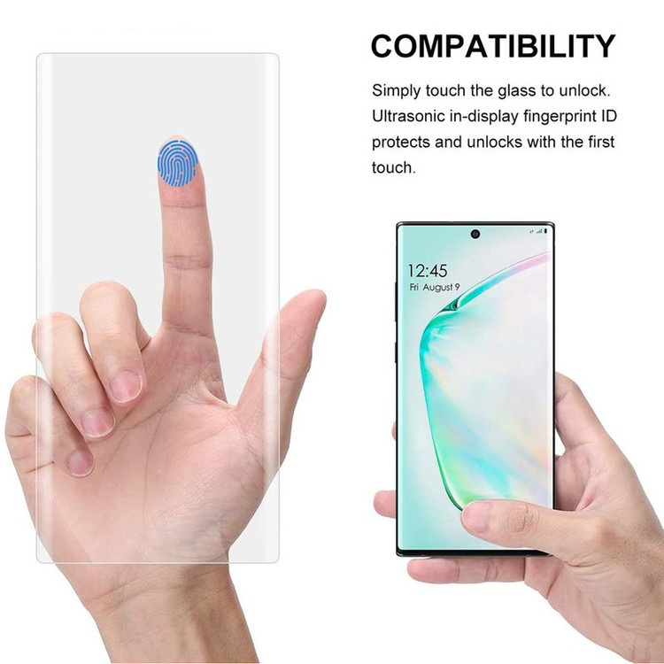 محافظ صفحه نمایش یووی لایت هورس مدل LVB مناسب برای گوشی موبایل سامسونگ Galaxy Note10 Pro / Note10 Plus