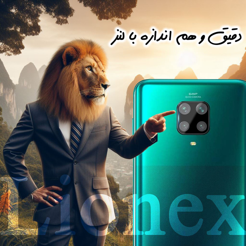 محافظ صفحه نمایش لایونکس مدل SUPLNFULI مناسب برای گوشی موبایل شیائومی Redmi Note 9S / Redmi Note 9 Pro / Redmi Note 9 Pro Max به همراه محافظ لنز گوشی