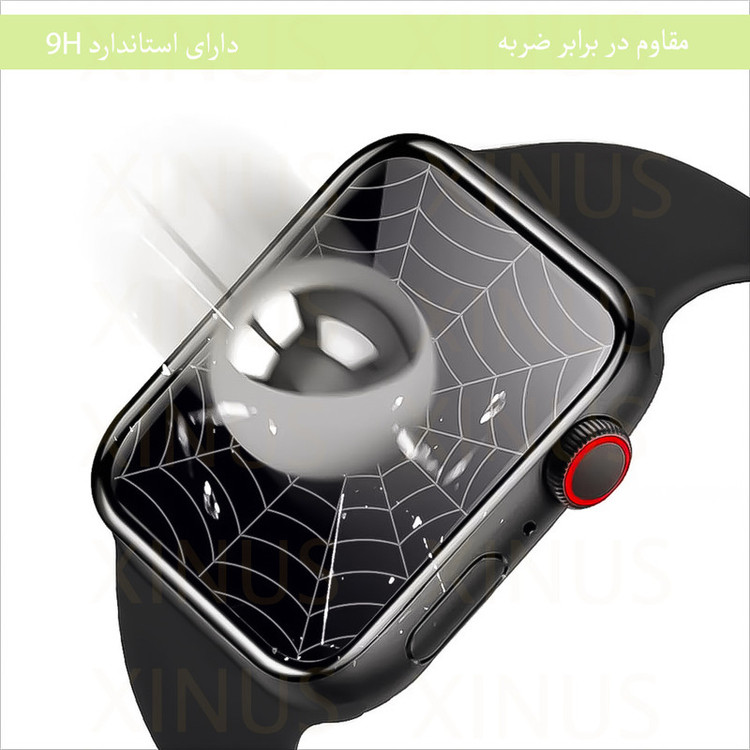 محافظ صفحه نمایش ژینوس مدل XWPM مناسب برای اپل واچ 44mm Series 4 / Series 5 / Series 6