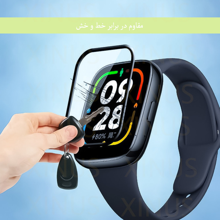 محافظ صفحه نمایش ژینوس مدل XWPM مناسب برای اپل واچ سایز 42mm سری 10