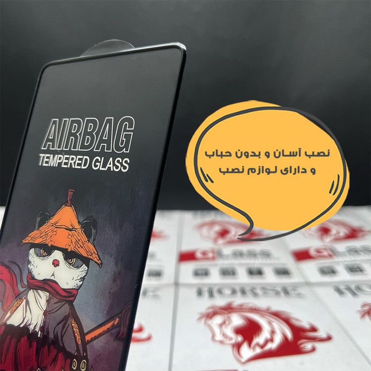 محافظ صفحه نمایش هورس مدل AIRNABKHO مناسب برای گوشی موبایل سامسونگ Galaxy A50s / Galaxy A50 / Galaxy A30s / Galaxy M10s به همراه محافظ پشت گوشی هیدروژل