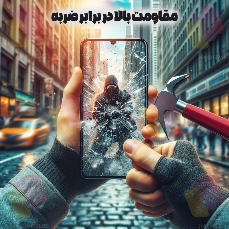 محافظ صفحه نمایش شهر گلس مدل FULSLSH مناسب برای گوشی موبایل هوآوی Y6 2019