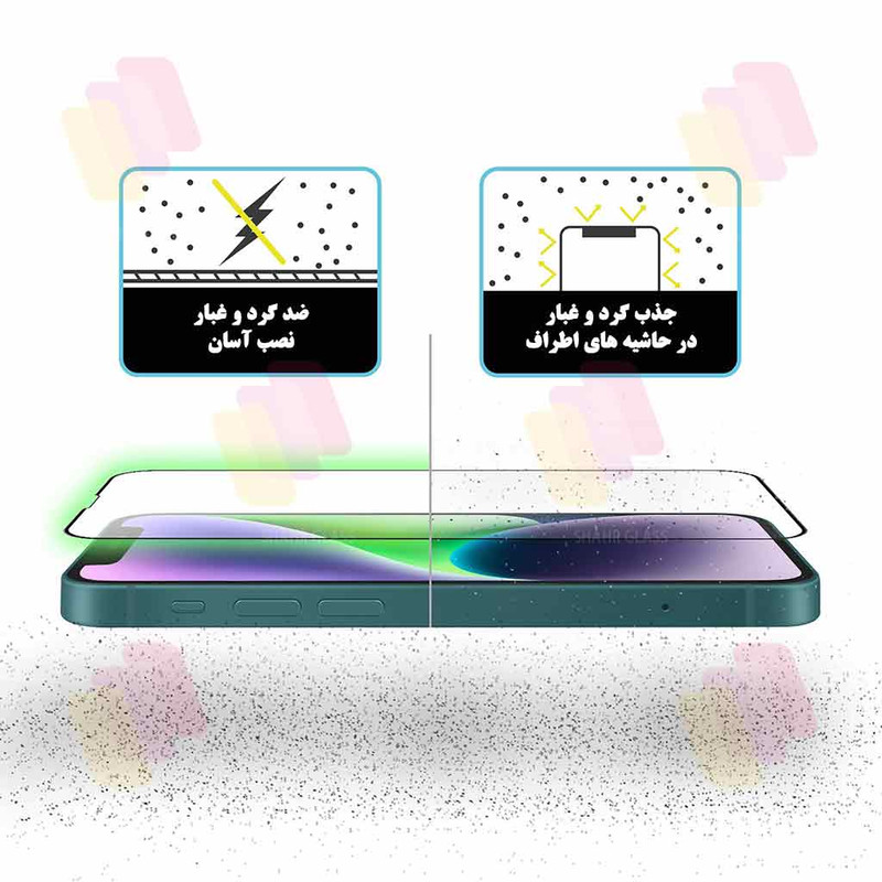 محافظ صفحه نمایش شهر گلس مدل ANTI2S مناسب برای گوشی موبایل اپل iPhone 15 Pro Max