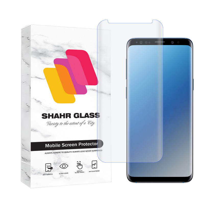 محافظ صفحه نمایش یووی شهر گلس مدل UVLIGHTSH مناسب برای گوشی موبایل سامسونگ Galaxy S8 Plus