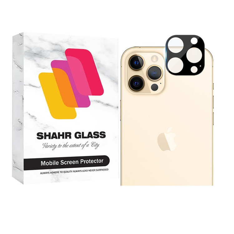 محافظ لنز دوربین شهر گلس مدل FULLENSS مناسب برای گوشی موبایل اپل iPhone 12 Pro Max